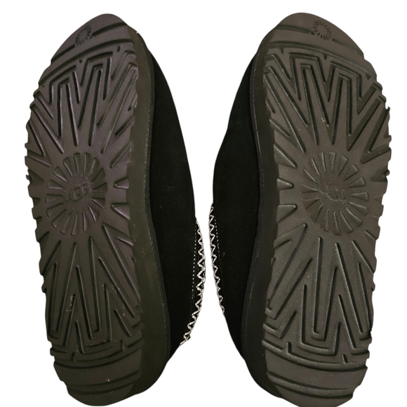UGG Black Suede Tasmen Slippers - Picture 8 of 12
